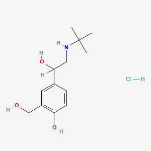 molecular formula C13H22ClNO3 B1666820 Albuterol hydrochloride CAS No. 51293-66-4