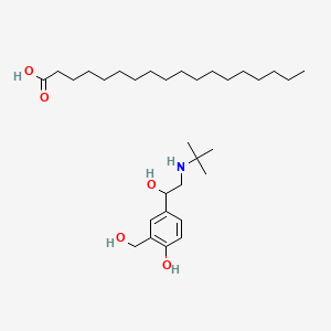 molecular formula C31H57NO5 B1666821 Albuterol stearate CAS No. 149234-09-3