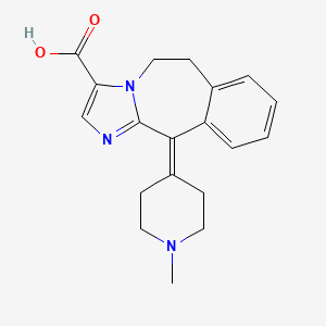 molecular formula C19H21N3O2 B1666824 Alcaftadine carboxylic acid CAS No. 147083-93-0