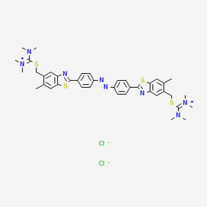 molecular formula C40H46Cl2N8S4 B1666825 Alcian yellow CAS No. 61968-76-1