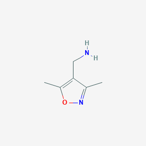 molecular formula C6H10N2O B166683 (3,5-Dimethylisoxazol-4-yl)methylamine CAS No. 131052-47-6