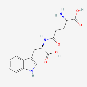 molecular formula C16H19N3O5 B1666856 γ-谷氨酰色氨酸 CAS No. 66471-20-3