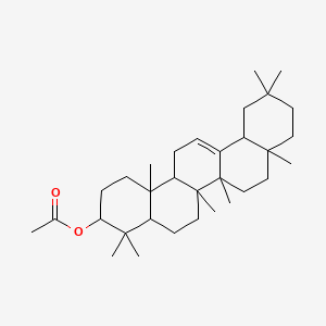 molecular formula C32H52O2 B1666859 β-榄香烯基乙酸酯 CAS No. 1616-93-9