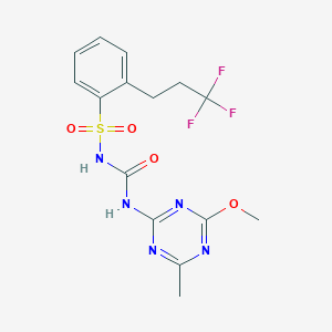 molecular formula C15H16F3N5O4S B166686 普洛磺隆 CAS No. 94125-34-5