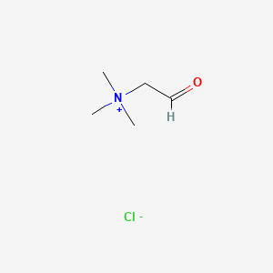 molecular formula C5H12ClNO B1666869 Betaine aldehyde chloride CAS No. 7758-31-8