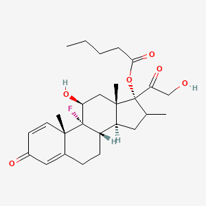 molecular formula C27H37FO6 B1666906 倍他米松戊酸酯 CAS No. 2152-44-5