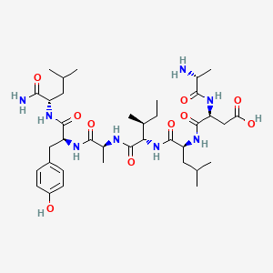 molecular formula C37H60N8O10 B1666909 beta-Neuroprotectin CAS No. 127634-29-1