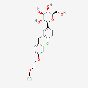 molecular formula C24H29ClO7 B1666928 Bexagliflozin CAS No. 1118567-05-7