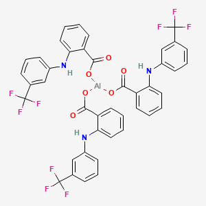 molecular formula C42H27AlF9N3O6 B1667007 Aluminum flufenamate CAS No. 16449-54-0