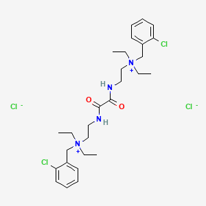 molecular formula C28H42Cl4N4O2 B1667017 Ambenonium chloride CAS No. 115-79-7
