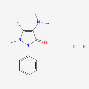 molecular formula C13H18ClN3O B1667107 氨基比林盐酸盐 CAS No. 6170-29-2