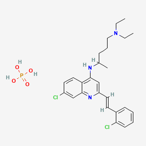 molecular formula C26H34Cl2N3O4P B1667109 Aminoquinol monophosphate CAS No. 102112-06-1