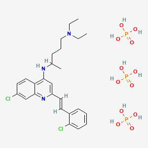molecular formula C26H40Cl2N3O12P3 B1667111 Aminoquinol triphosphate CAS No. 3653-53-0