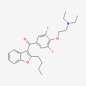 molecular formula C25H29I2NO3 B1667116 Amiodarone CAS No. 1951-25-3