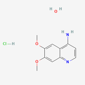 molecular formula C11H15ClN2O3 B1667118 Amiquinsin hydrochloride CAS No. 7125-70-4