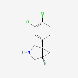 molecular formula C11H11Cl2N B1667122 Amitifadine CAS No. 410074-73-6
