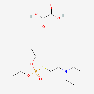 molecular formula C12H26NO7PS B1667125 Amiton oxalate CAS No. 3734-97-2