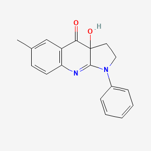 molecular formula C18H16N2O2 B1667134 (+/-)-Blebbistatin CAS No. 674289-55-5