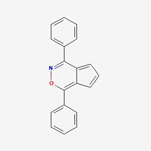 molecular formula C19H13NO B1667138 1,4-Diphenylcyclopenta[d][1,2]oxazine CAS No. 109940-24-1