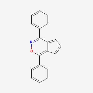 molecular formula C19H13NO B1667138 1,4-二苯基环戊并[d][1,2]恶嗪 CAS No. 109940-24-1