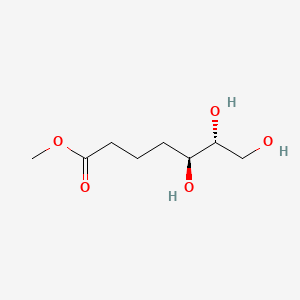 molecular formula C8H16O5 B1667149 (5S,6R)-Methyl 5,6,7-trihydroxyheptanoate CAS No. 78606-80-1