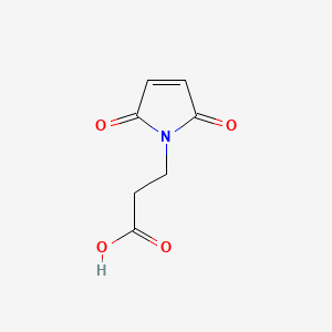 molecular formula C7H7NO4 B1667156 3-马来酰胺丙酸 CAS No. 7423-55-4