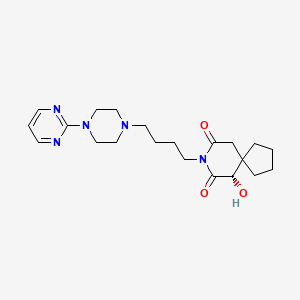 molecular formula C21H31N5O3 B1667212 (S)-6-羟基丁螺环酮 CAS No. 477930-31-7