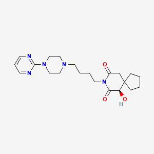 molecular formula C21H31N5O3 B1667213 (R)-6-Hydroxybuspirone CAS No. 477930-30-6