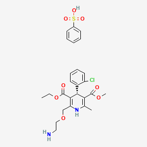 molecular formula C26H31ClN2O8S B1667246 硝苯地平贝叶酸盐，(R)- CAS No. 828247-64-9