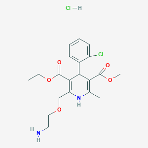 molecular formula C20H26Cl2N2O5 B1667247 氨氯地平盐酸盐 CAS No. 246852-07-3