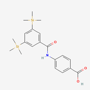 molecular formula C20H27NO3Si2 B1667262 Amsilarotene CAS No. 125973-56-0