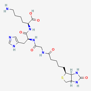 molecular formula C24H38N8O6S B1667285 Biotinoyl tripeptide-1 CAS No. 299157-54-3