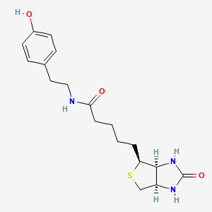 molecular formula C18H25N3O3S B1667294 生物素基酪胺 CAS No. 41994-02-9