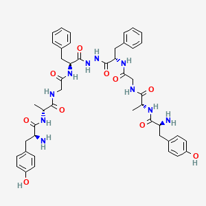 molecular formula C46H56N10O10 B1667298 双啡肽 CAS No. 83916-01-2