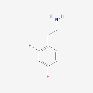 molecular formula C8H9F2N B166730 2-(2,4-二氟苯基)乙胺 CAS No. 134672-72-3
