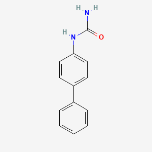 molecular formula C13H12N2O B1667302 Biphenyl-4-ylurea CAS No. 13262-48-1