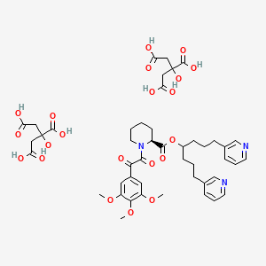molecular formula C46H57N3O21 B1667305 Biricodar dicitrate CAS No. 174254-13-8
