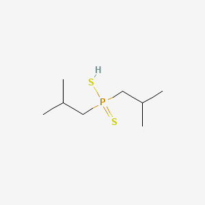 molecular formula C8H19PS2 B1667315 Bis(2-methylpropyl)phosphinodithioic acid CAS No. 13360-80-0