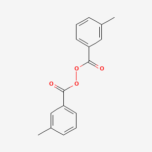 molecular formula C16H14O4 B1667316 双(3-甲基苯甲酰)过氧化物 CAS No. 1712-87-4
