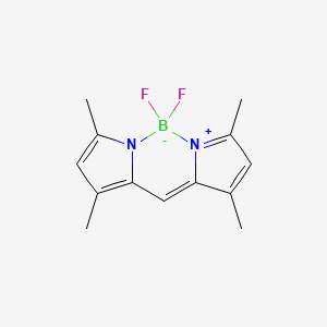 molecular formula C13H15BF2N2 B1667356 1,3,5,7-四甲基-4,4-二氟-3a-氮杂-4a-氮杂-4-硼(V)-s-茚满-4-化物 CAS No. 21658-70-8