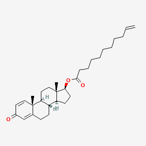 molecular formula C30H44O3 B1667362 Boldenone undecylenate CAS No. 13103-34-9