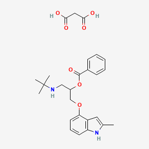 molecular formula C26H32N2O7 B1667370 马隆酸博平多洛 CAS No. 82857-38-3