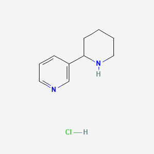 molecular formula C10H15ClN2 B1667378 Chlorhydrate d'anabasine CAS No. 15251-47-5