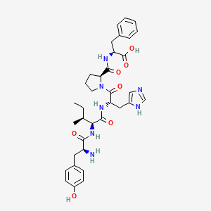 B1667401 Angiotensin pentapeptide CAS No. 52530-60-6