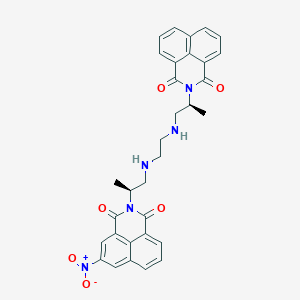 molecular formula C32H29N5O6 B1667450 Bisnafide CAS No. 144849-63-8
