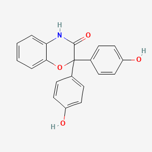 molecular formula C20H15NO4 B1667452 Bisoxatin CAS No. 17692-24-9