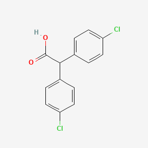 molecular formula C14H10Cl2O2 B1667455 双(4-氯苯基)乙酸 CAS No. 83-05-6