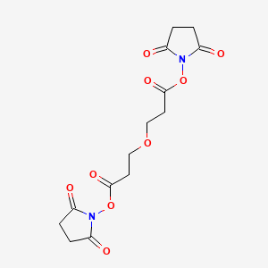 molecular formula C14H16N2O9 B1667457 Bis-PEG1-NHS ester CAS No. 65869-64-9