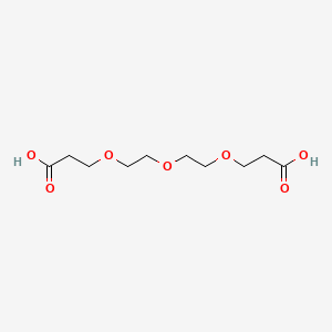molecular formula C10H18O7 B1667460 双聚乙二醇-3-酸 CAS No. 96517-92-9