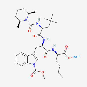 molecular formula C34H50N5NaO7 B1667495 BQ-788 CAS No. 156161-89-6